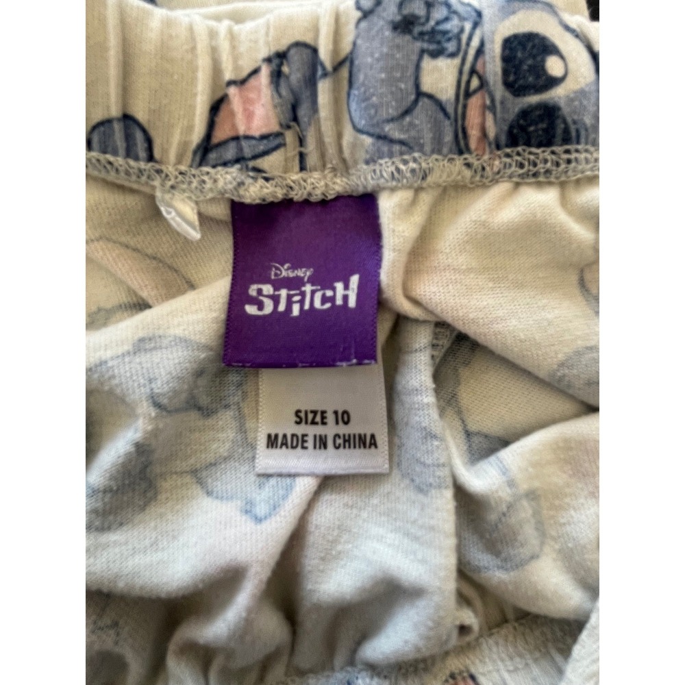 Disney Stitch Pajama Pants Lounge Sleepwear Women's Size 10 - Picture 3 of 3